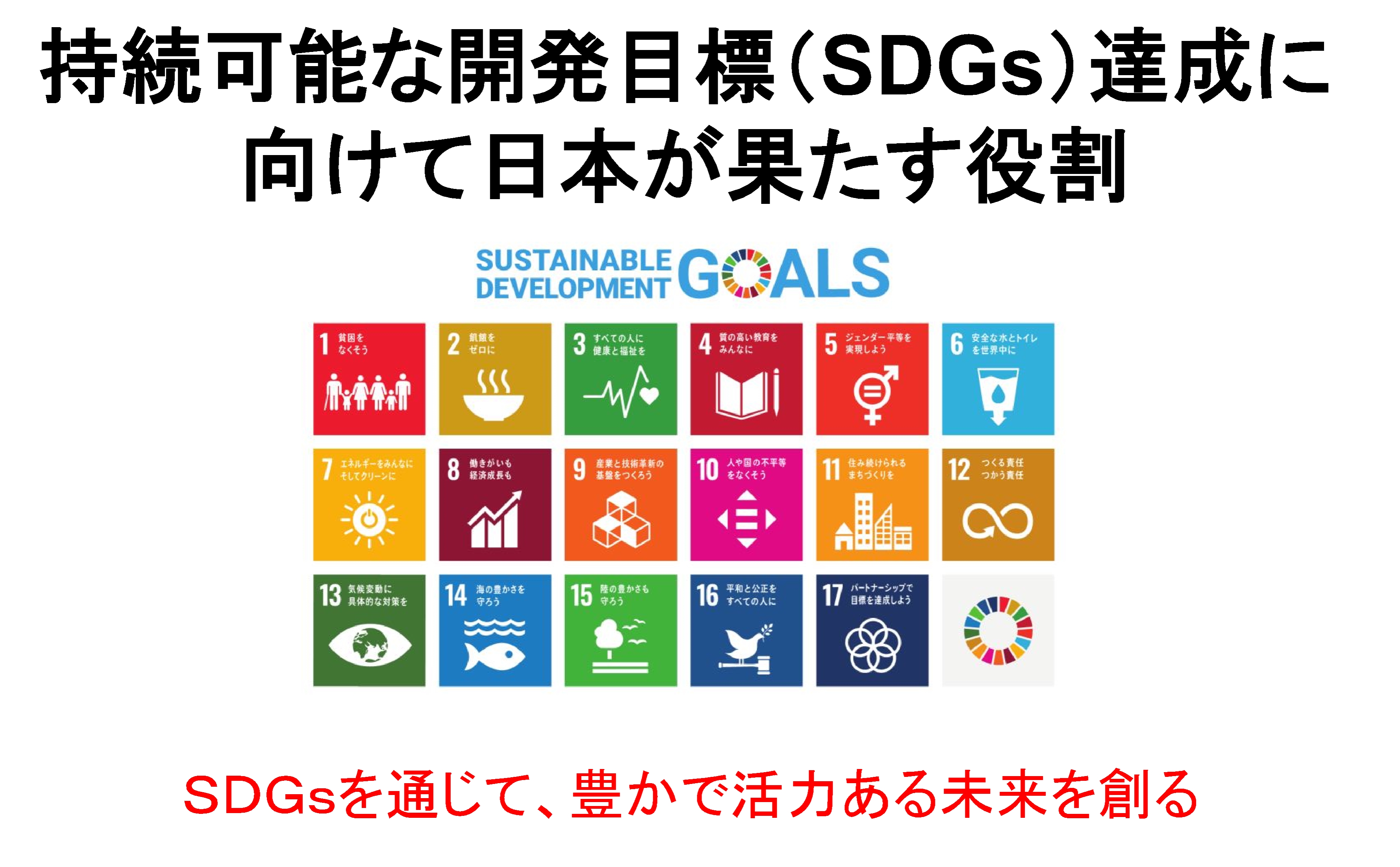 SDGs（エスディージーズ）